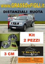 Coppia Distanziali Ruota For NISSAN PATHFINDER R51 2005 > 2011 3cm Wheel Spacers