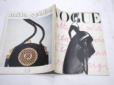 Rivista Vogue Italia supplemento 31 settembre 1990 Mila Schon sfilate alta moda
