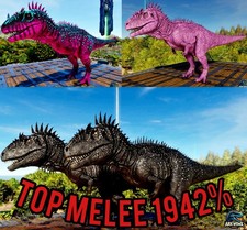 🦖ARK Survival Ascended Carcha Nuovo Top Stats 1605M PVE PS5/XBOX/PC