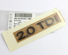 Logo emblema VW targa 2.0 TDI