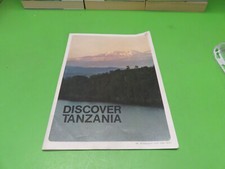 Discover TANZANIA vintage guida turistica in lingua inglese