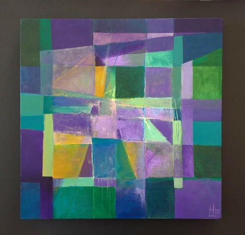 Quadro astratto tela - su,