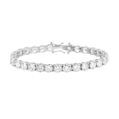 Bracciale tennis argento - bracciale, in