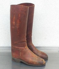 Stivali coloniali ufficiali M34 originali pelle marrone Regio Esercito italiano ww2