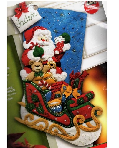 Babbo natale sua slitta - e, la