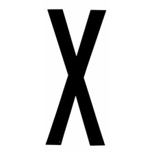 Lettera adesiva per targa - per,