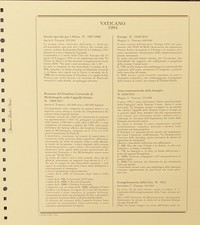 VATICANO 1994 FOGLI MARINI MODELLO KING USATI 4 FOGLI MF64637