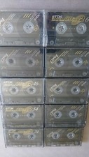 Lotto 18 - 10 audiocassette usate Tdk Cd Ing II cromo varie durate 