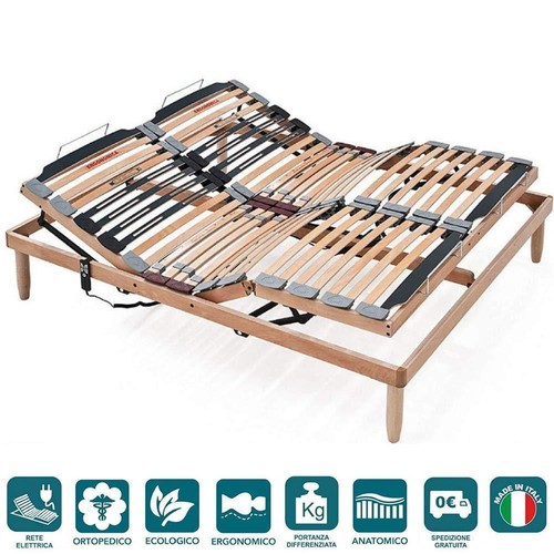 Rete doghe legno alzata - rete,
