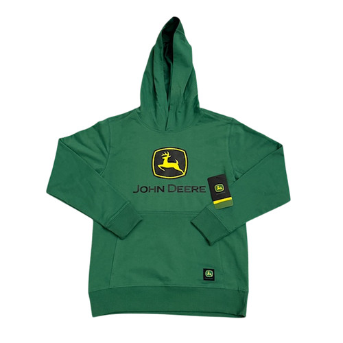 Felpa con cappuccio john deere - con,