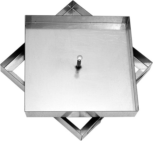 Chiusino acciaio inox botola - acciaio,