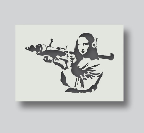 Banksy monna lisa bazooka - monna,