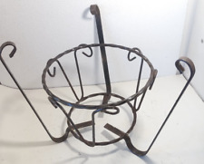 PORTAVASO-FIORIERA-IN FERRO BATTUTO ARTIGIANALE-FATTO A MANO-PORTAPIANTE-PORTAFI