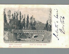 Arezzo Poppi Casentino Ponti sul Sova Treno vapore F. Piccolo  spedita 