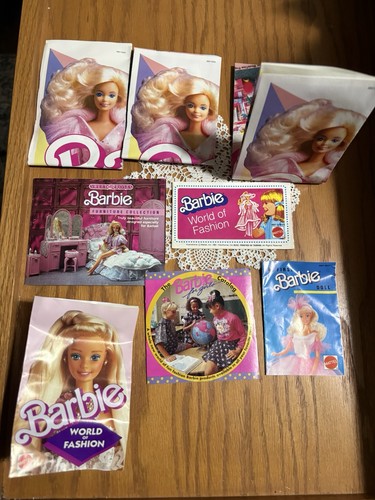 Mattel depliant barbie vintage - mattel,
