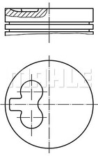 029 82 Pistone 12 MAHLE per