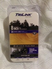 Confezione da 2 catene per sega TriLink 8 pollici S34 sega ad asta 14334X2TLW Echo Remington Poulan