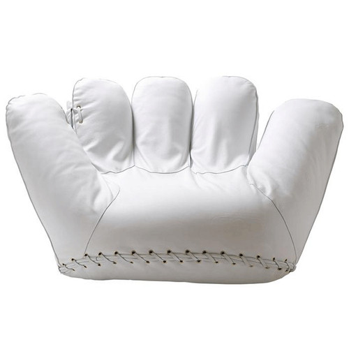 Poltronova joe white armchair - white,