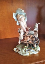 Statuetta in porcellana da collezione. Firmata Tiziano Galli