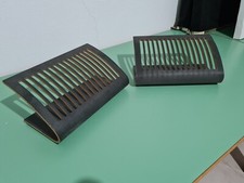 Coppia due porta cd legno Nero