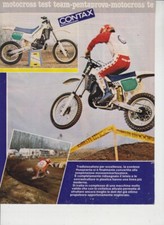 advertising Pubblicità- MOTO  HUSQVARNA CR 250 "mono" 1985 MOTOCROSS EPOCA