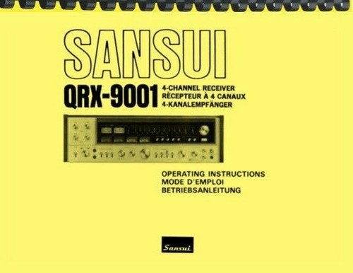 Sansui qrx 9001 ricevitore - qrx-9001,