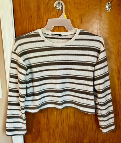 Maglione girocollo righe - a,