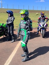 Kawasaki ZX10R Tuta Moto Pelle