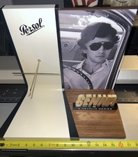 Occhiali da sole Percol -Senna - serie A Netflix - full size display in legno Formula 1