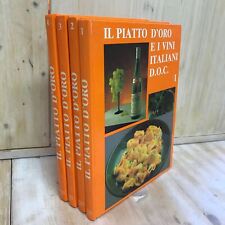 Lotto libri Il piatto d’oro e i vini italiani - 4 volumi Di Marco 1988