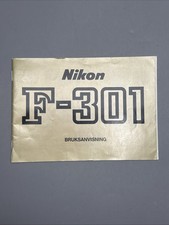 Nikon F-301 Bruksanvisning #E4