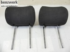 Mercedes W123 C123 2x poggiatesta posteriore tessuto nero 3. Serie ORIGINALE ✔️