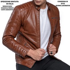 Giacca Uomo Vera Pelle Vintage