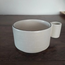 Tazza da The' CERAMICA FRANCO POZZI GRESLINE "ALTO BASSO"  1972 Italian Design 
