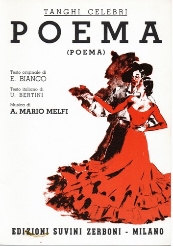 Spartito musicale poema tanghi - spartito,