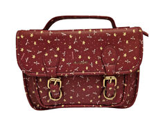 Borsa Cartella Piccola Naj Oleari  Apine Donna Ragazza Stile anni 80  Bordeaux