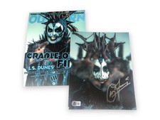 Dani Filth rivista autografata firmata Culla della sporcizia Outburn BAS