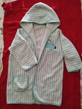 Accappatoio bimbo 0-2 anni Cotone