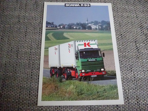 Brochure depliant scania - brochure, 93