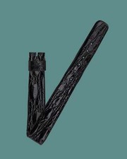 Cinturino coccodrillo nero