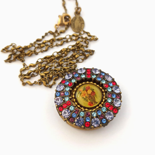 Collana medaglione michal - collana,