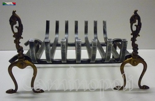 Coppia alari ottone per - in,
