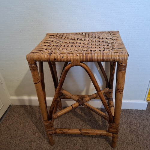 Sgabello alto vintage - , bambù