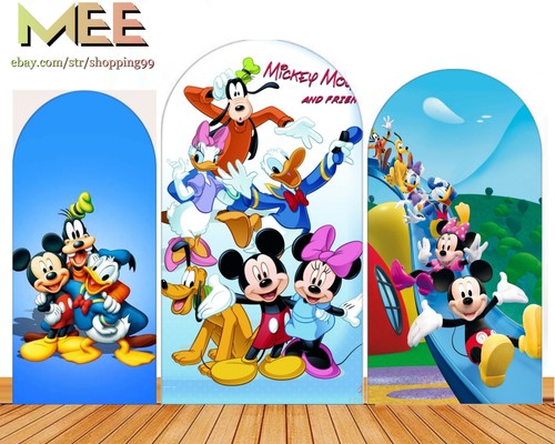 Topolino amici arco sfondo - e,
