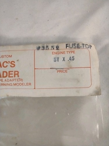 Testata motore aeromodello