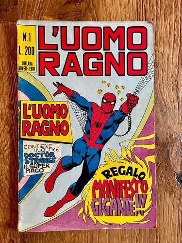 Uomo ragno 1 editoriale - ragno, n.1