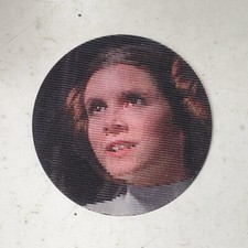 1997 Doritos STAR WARS Pog lenticolare #2 di 20 Leia e Leia con Darth Vader