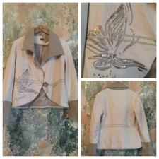 GIACCA DONNA LANA AVORIO