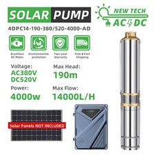 Pompa acqua solare 4" AC/DC