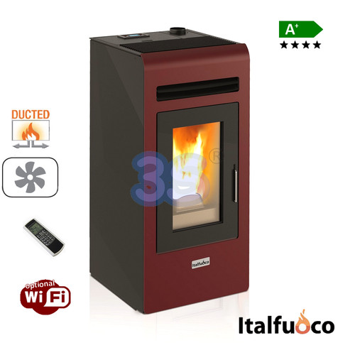 Stufa pellet canalizzata - stufa, a